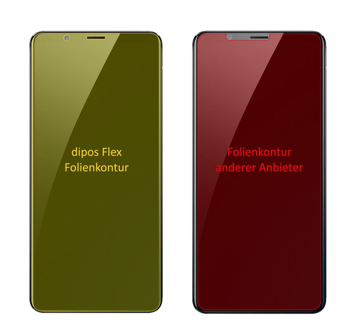 3x 3D Full Cover Schutzfolie für Nubia Red Magic