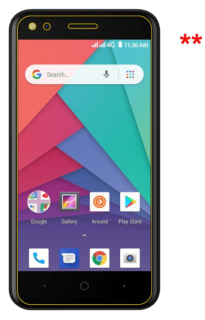 Dünne und klare Folie passend zugeschnitten für Micromax Bharat Go