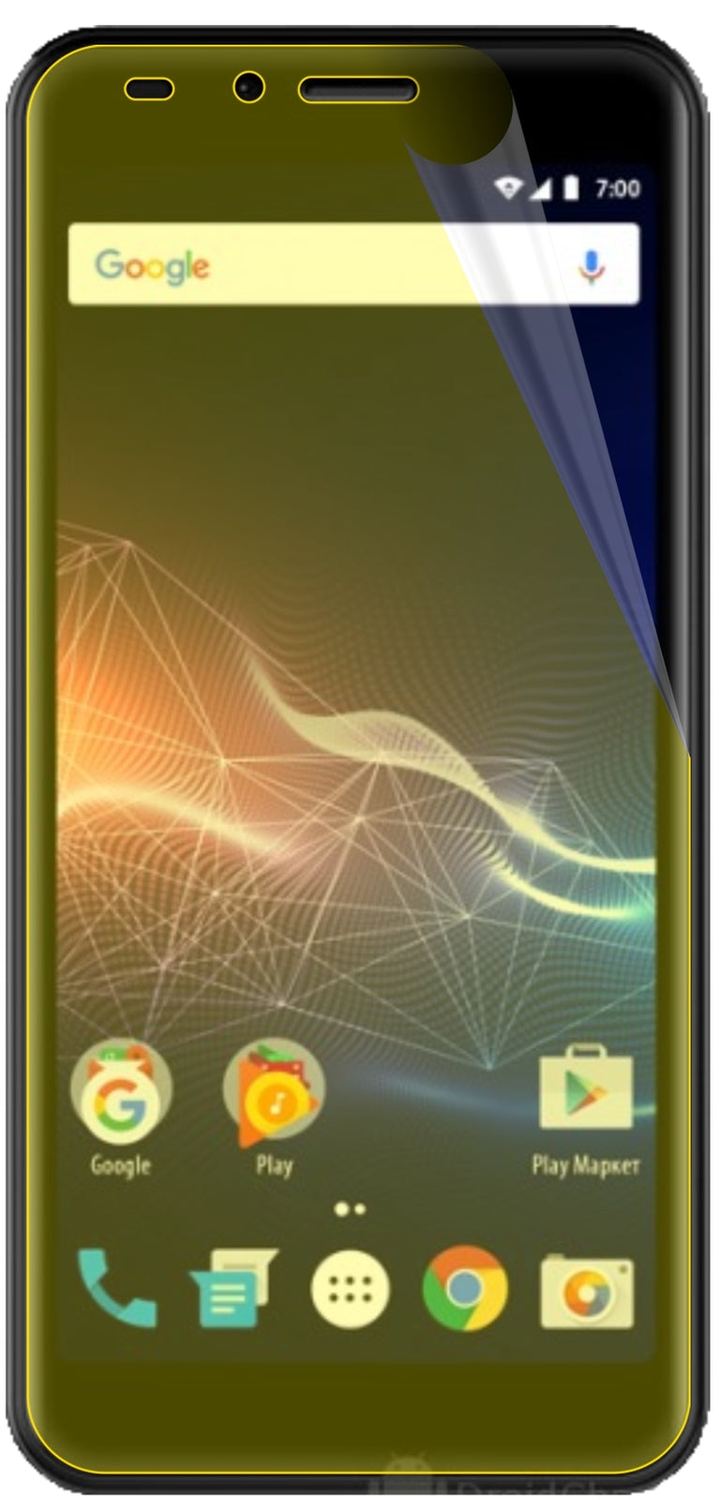 3x 3D Full Cover Schutzfolie für Vertex Impress Click 3G 2018