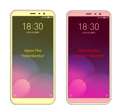 3x 3D Full Cover Schutzfolie für Meizu M6T