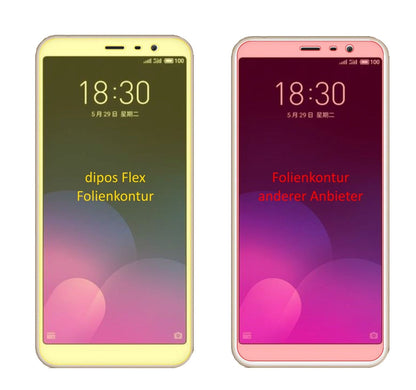 3x 3D Full Cover Schutzfolie für Meizu M6T