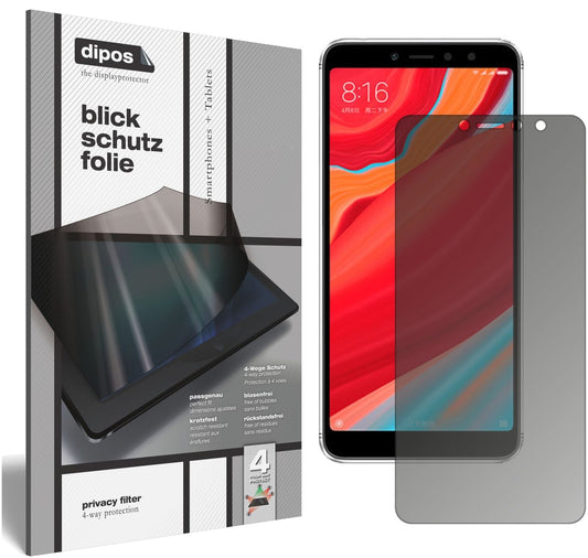 Blickschutzfolie für Xiaomi Redmi Y2 matt Schutzfolie Privacy