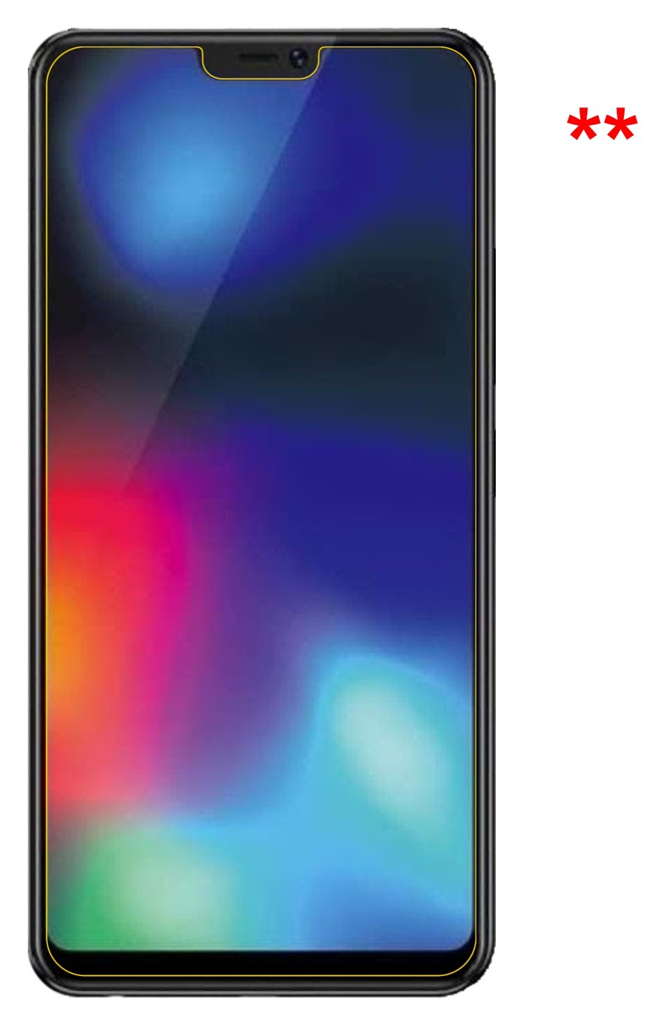 Dünne und klare Folie passend zugeschnitten für Vivo Z1i