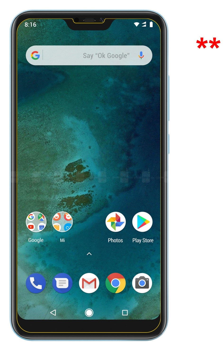 Schutzfolie mit optimaler Passform, zur Verwendung mit Hüllen geeignet