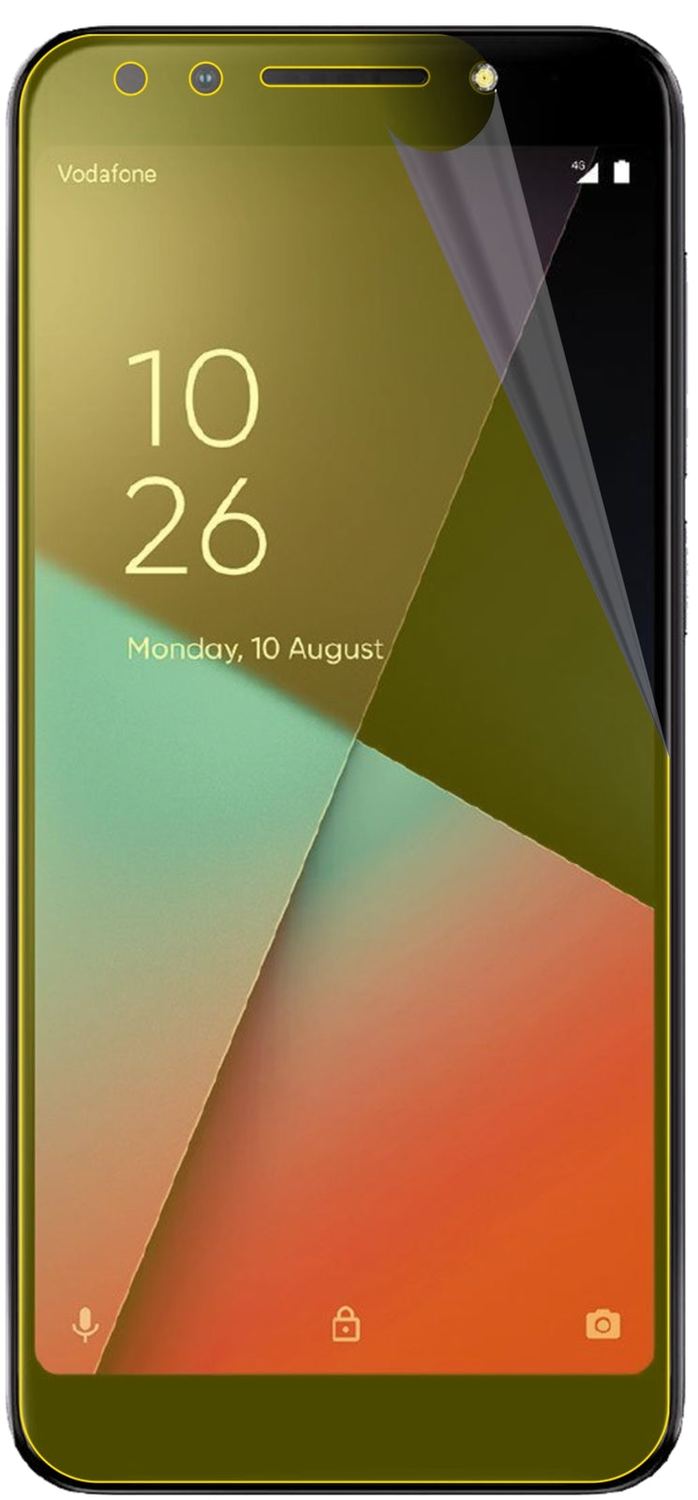 3x 3D Full Cover Schutzfolie für Vodafone Smart N9 Lite