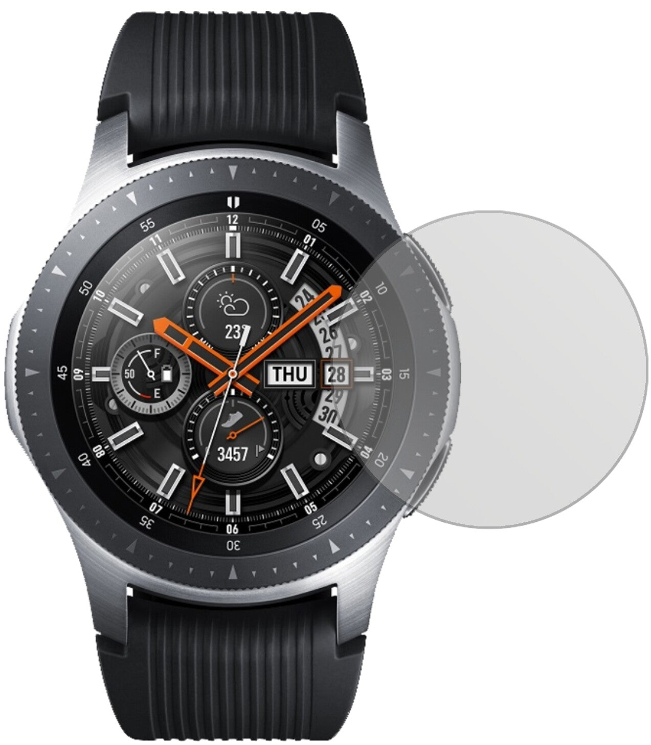 6x Schutzfolie matt für Samsung Galaxy Watch 42mm Display-Schutzfolie
