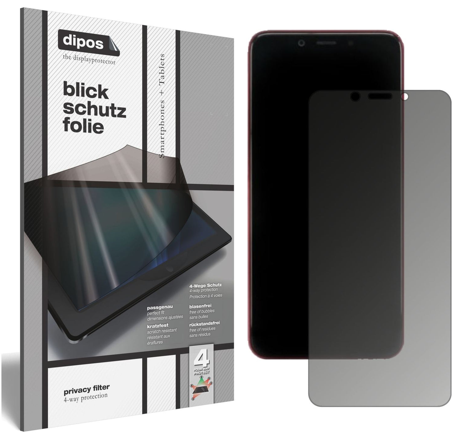 Blickschutzfolie für Xiaomi Mi 6X Hatsune Miku matt Schutzfolie Privacy