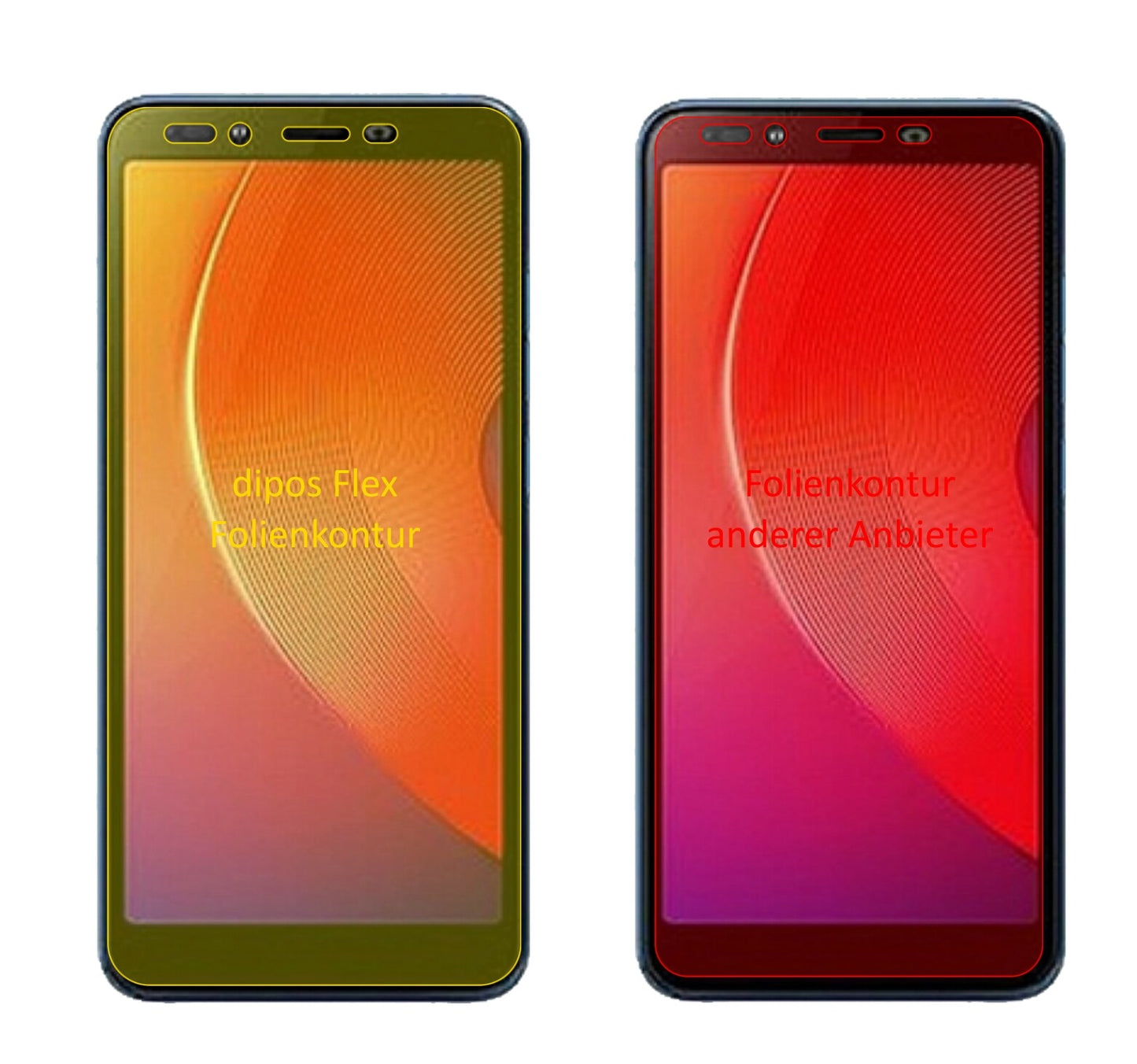 3x 3D Full Cover Schutzfolie für Infinix Smart 2 Pro