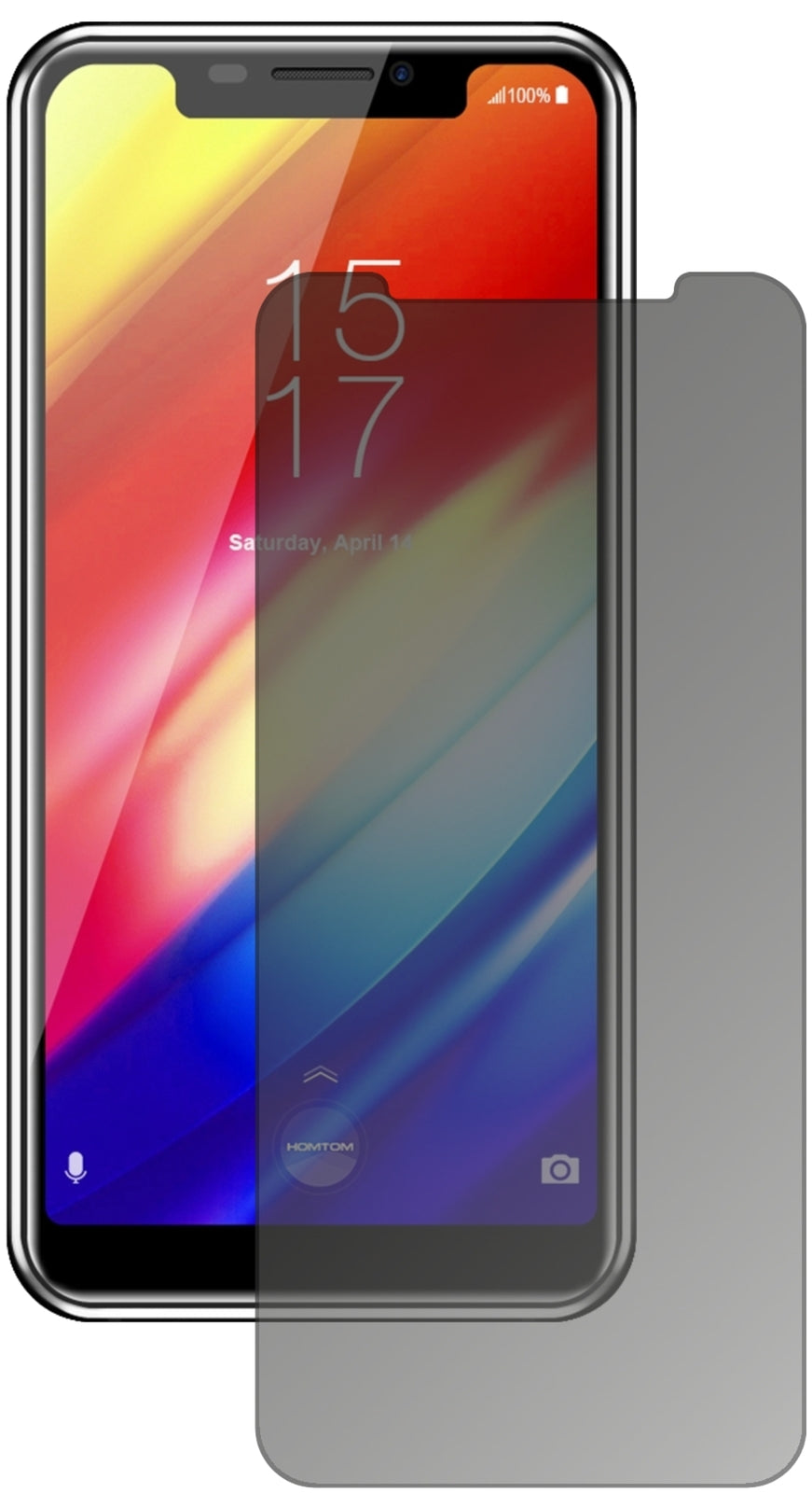 Blickschutzfolie für HomTom H10 matt Schutzfolie Privacy