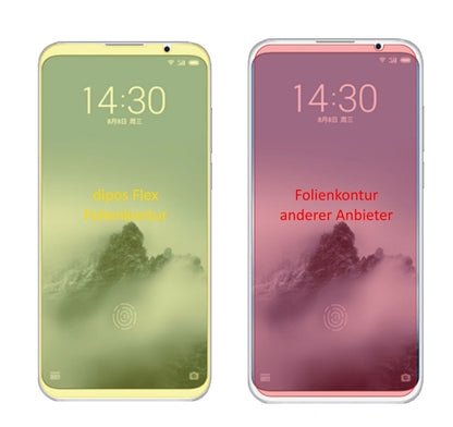 3x 3D Full Cover Schutzfolie für Meizu 16