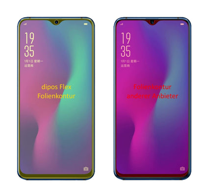 3x 3D Full Cover Schutzfolie für Oppo R17 Pro