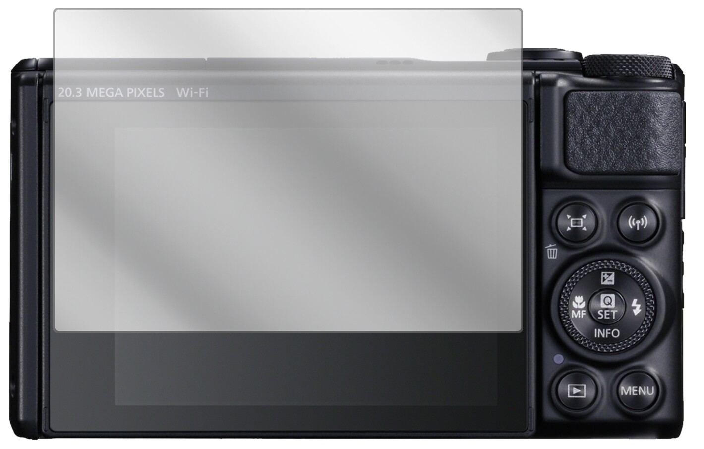 6x Schutzfolie klar für Canon PowerShot SX740 HS Display-Schutzfolie