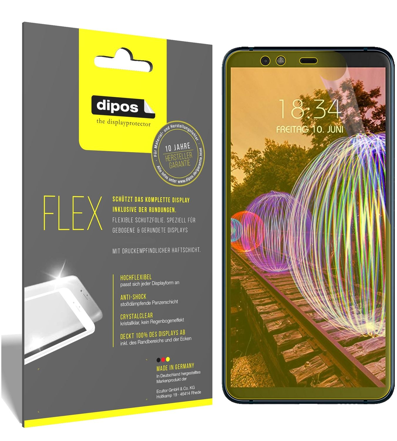 3x 3D Full Cover Schutzfolie für JVC J20