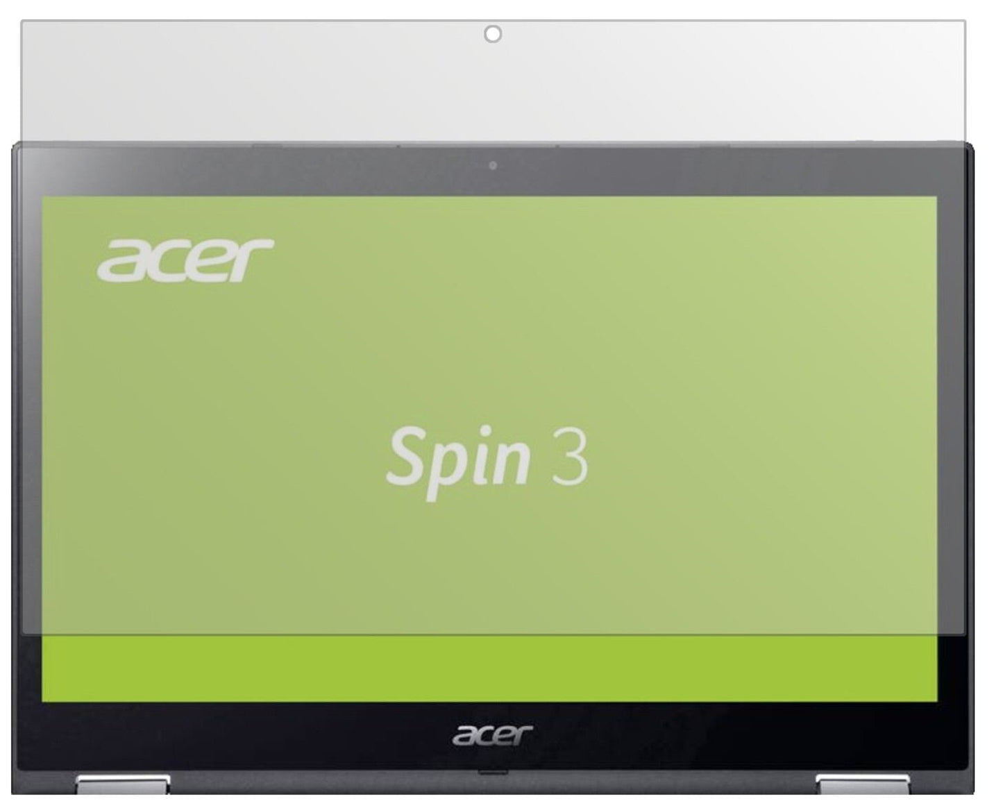 2x Schutzfolie matt für Acer Spin 3 SP314-51-34CD Display-Schutzfolie