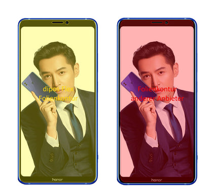 3x 3D Full Cover Schutzfolie für Honor Note 10