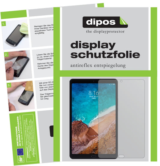 2x Schutzfolie matt für Xiaomi Mi Pad 4 Plus Display-Schutzfolie
