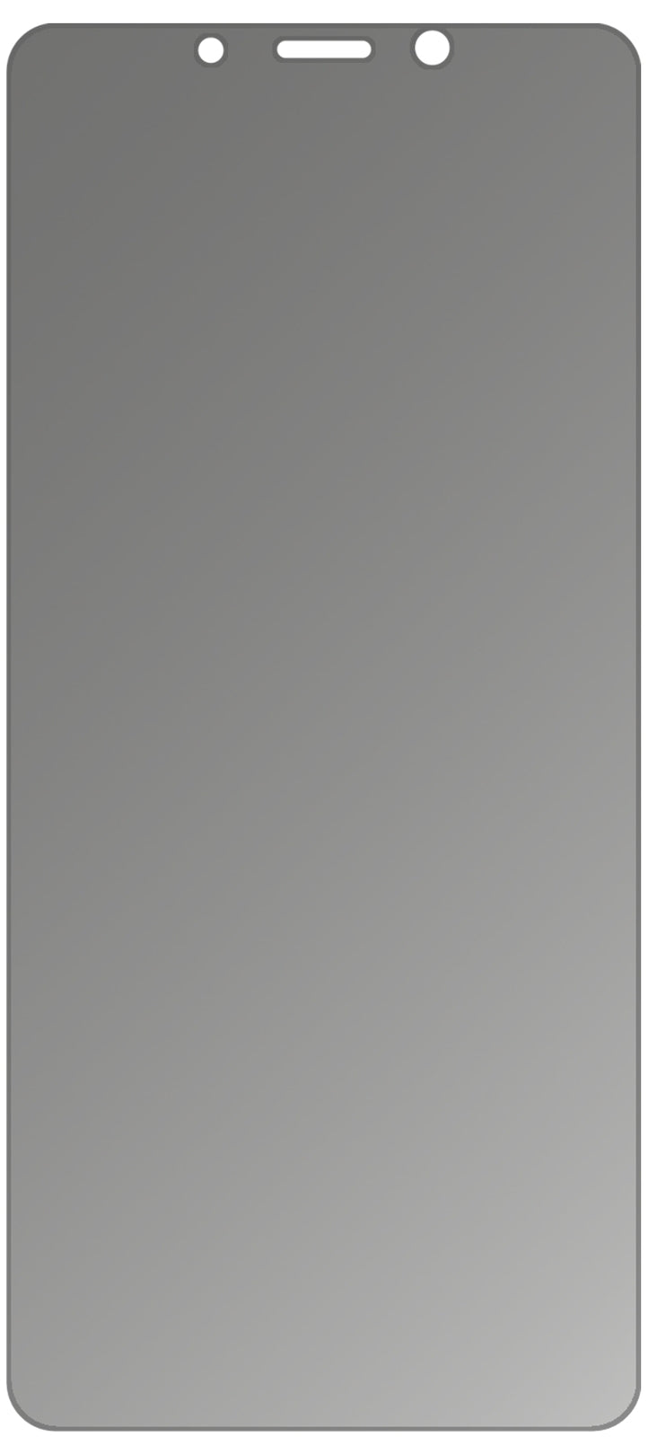 Blickschutzfolie für Samsung Galaxy A9 (2018) matt Schutzfolie Privacy
