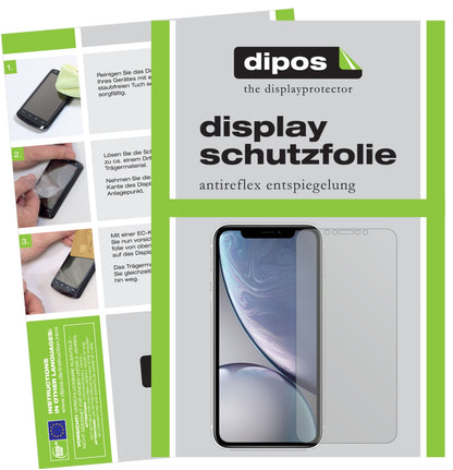 6x Schutzfolie matt für Apple iPhone XR Display-Schutzfolie