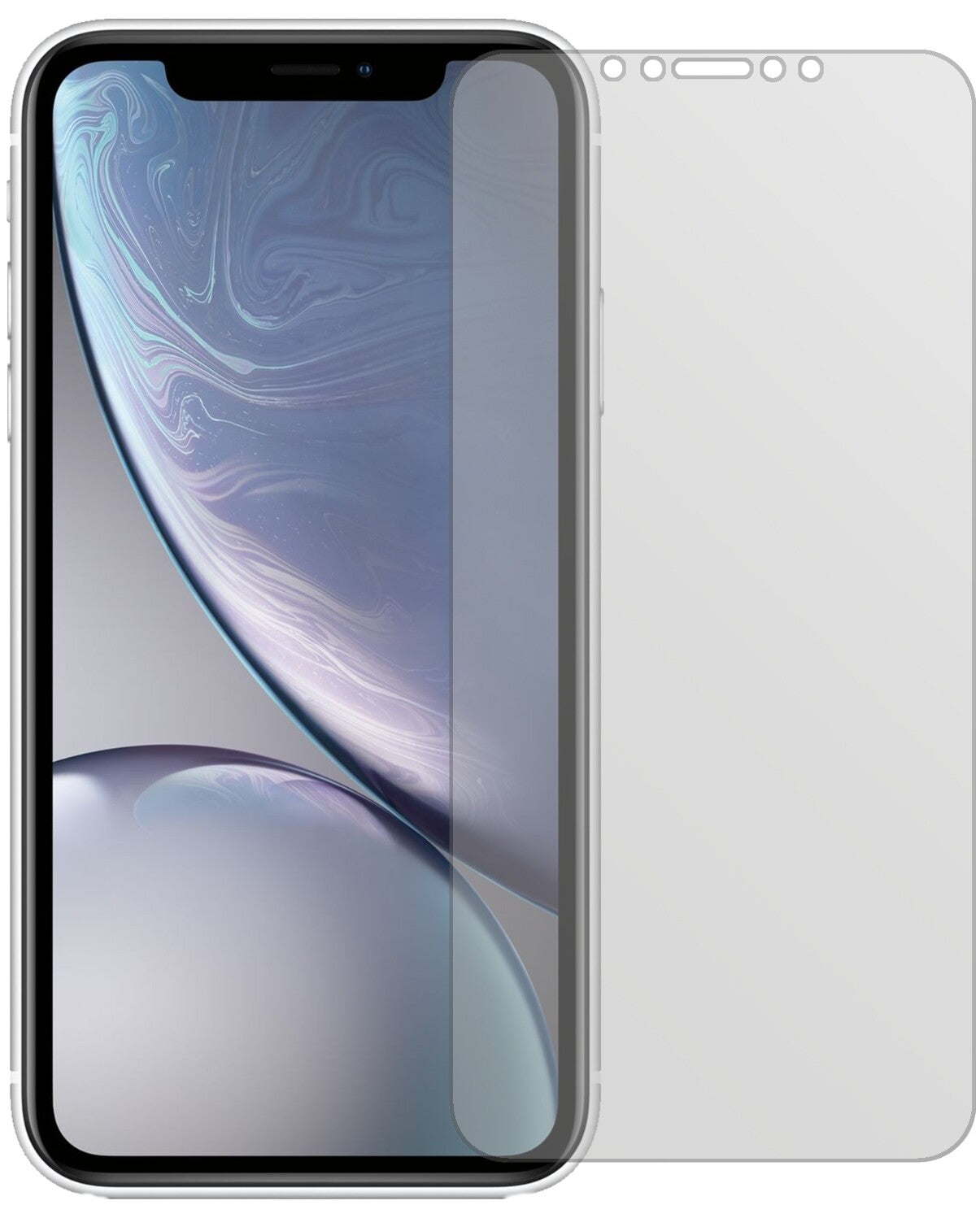 6x Schutzfolie matt für Apple iPhone XR Display-Schutzfolie