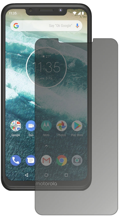 Blickschutzfolie für Motorola One Power matt Schutzfolie Privacy