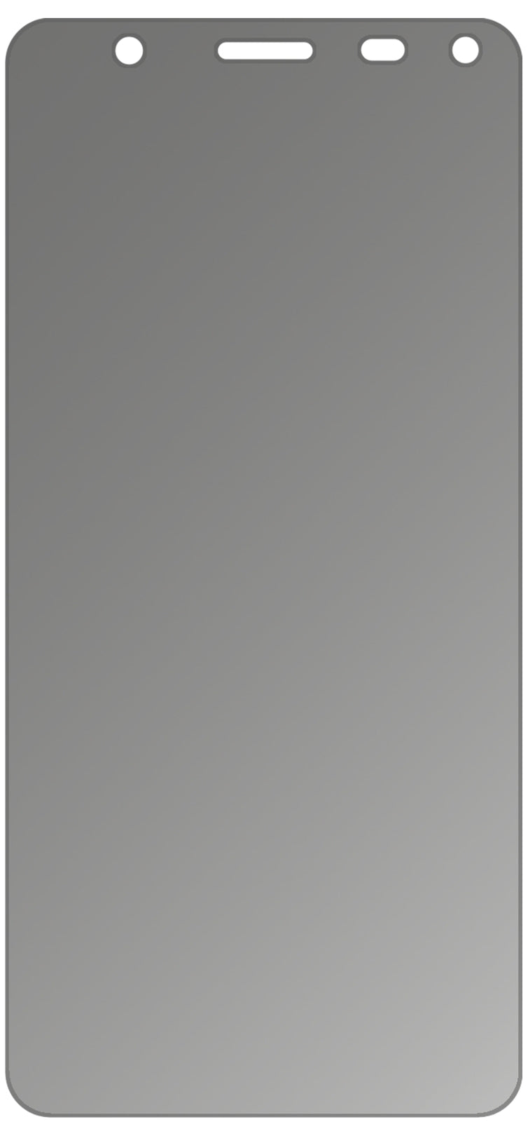 Blickschutzfolie für Karbonn Titanium Jumbo 3 matt Schutzfolie Privacy