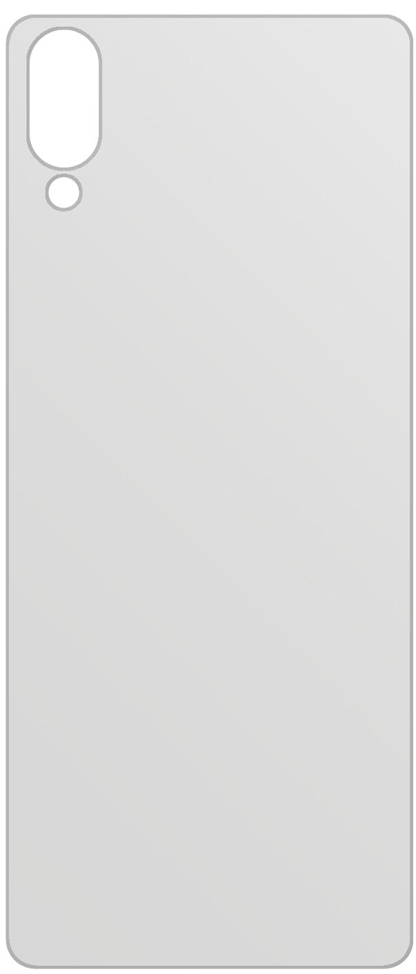 dipos Displayschutz für Vivo X23 Symphony Rückseite, mattierte Oberfläche, geringe Dicke und perfekte Passform