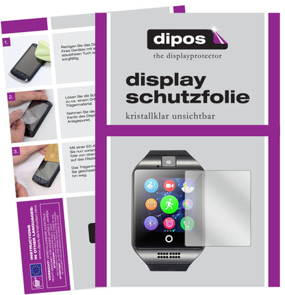 6x Schutzfolie klar für InterActive SmartWatch Q18 Display-Schutzfolie