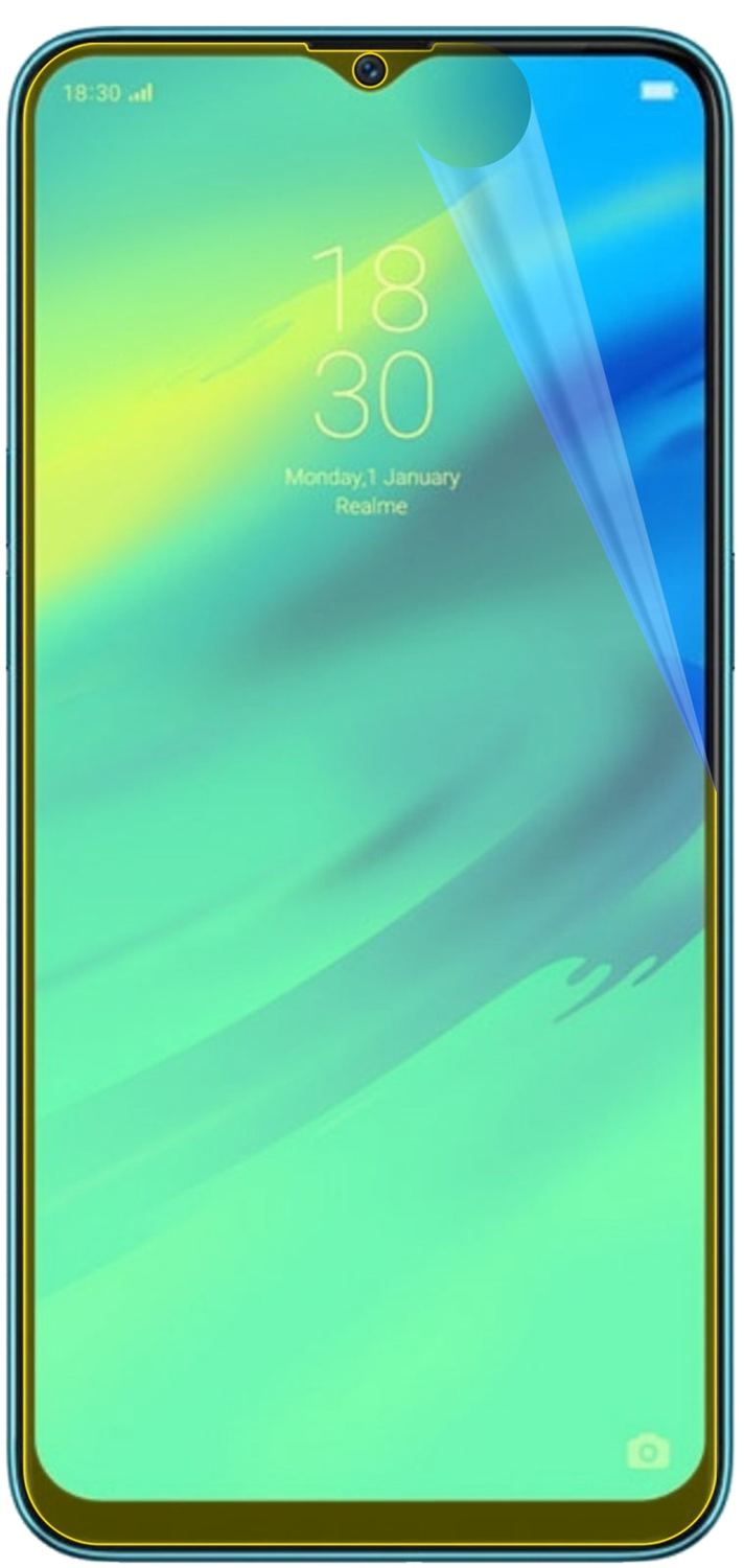 3x 3D Full Cover Schutzfolie für Oppo Realme 2 Pro