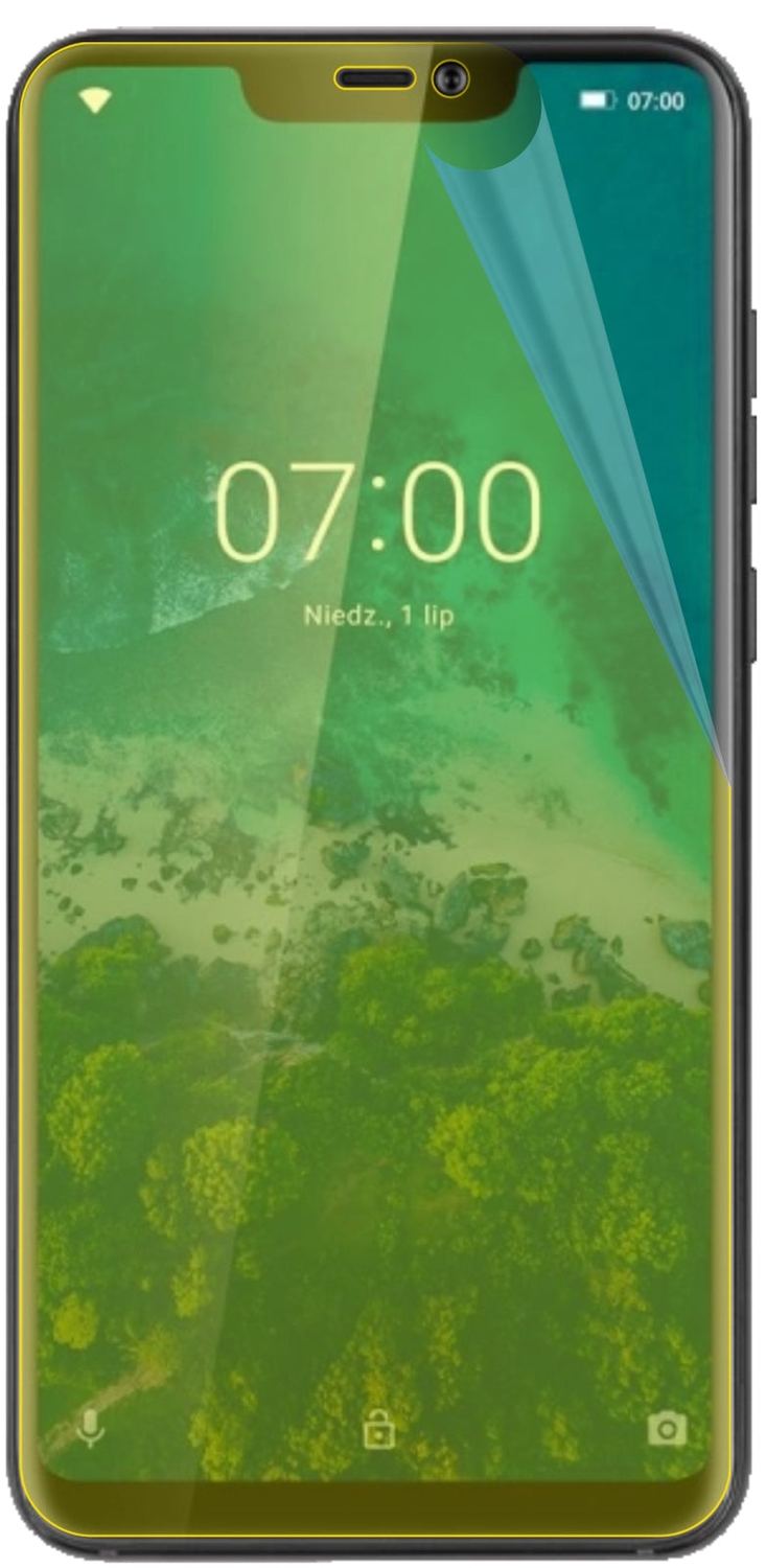 3x 3D Full Cover Schutzfolie für Kruger Matz Smartfon LIVE 7S