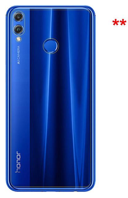 2x 9H Schutzfolie für Honor 8X Max Rückseite Panzerfolie