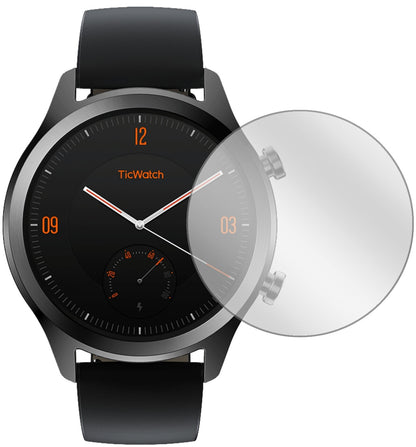 6x Schutzfolie klar für TicWatch C2 Smartwatch Display-Schutzfolie