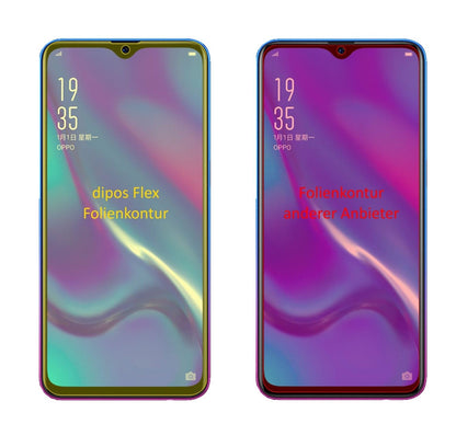 3x 3D Full Cover Schutzfolie für Oppo RX17 Neo