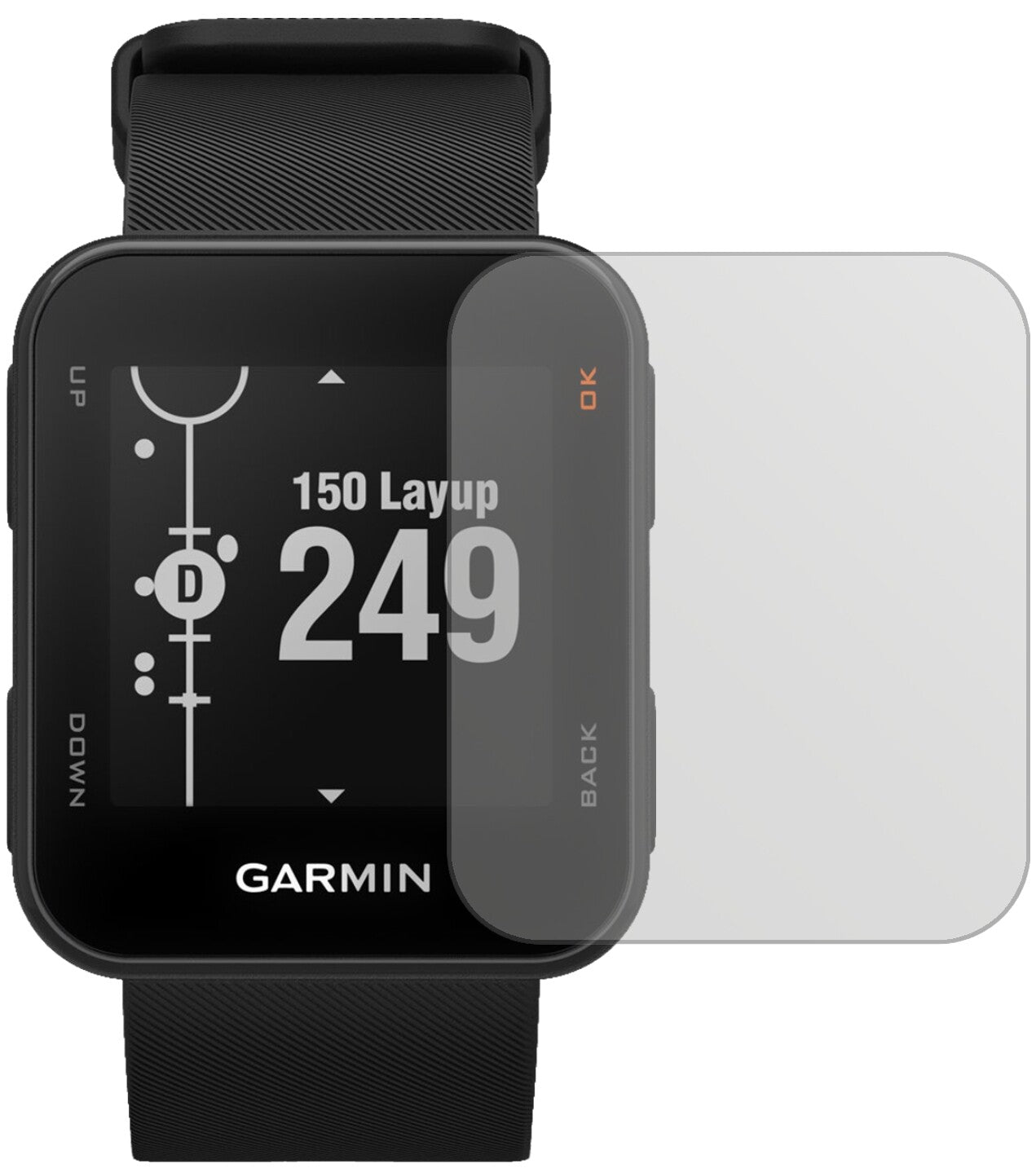6x Schutzfolie matt für Garmin Approach S10 Display-Schutzfolie