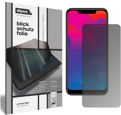 Blickschutzfolie für Panasonic Eluga Z1 matt Schutzfolie Privacy