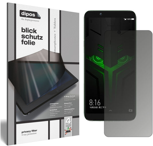 Blickschutzfolie für Xiaomi Black Shark Helo matt Schutzfolie Privacy