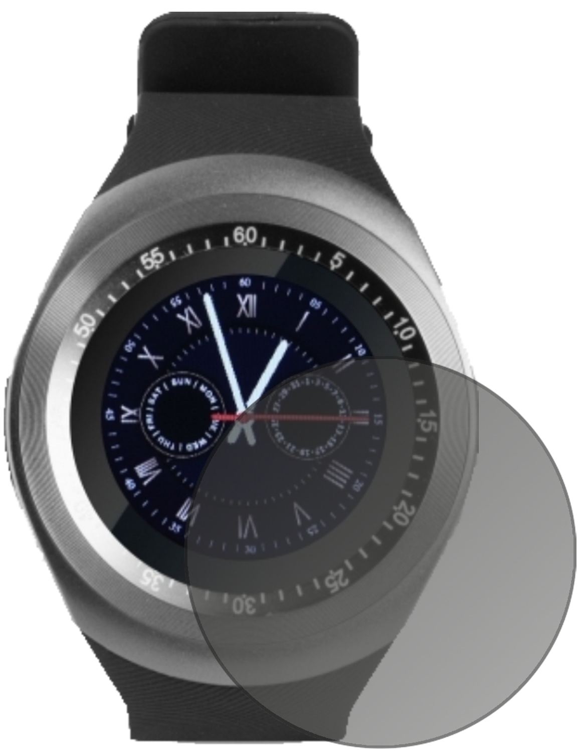 Blickschutzfolie für TrendGeek TG-SW1 Smartwatch matt Schutzfolie Privacy