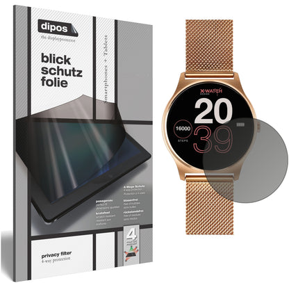 Blickschutzfolie für Joli XW Pro Smartwatch matt Schutzfolie Privacy