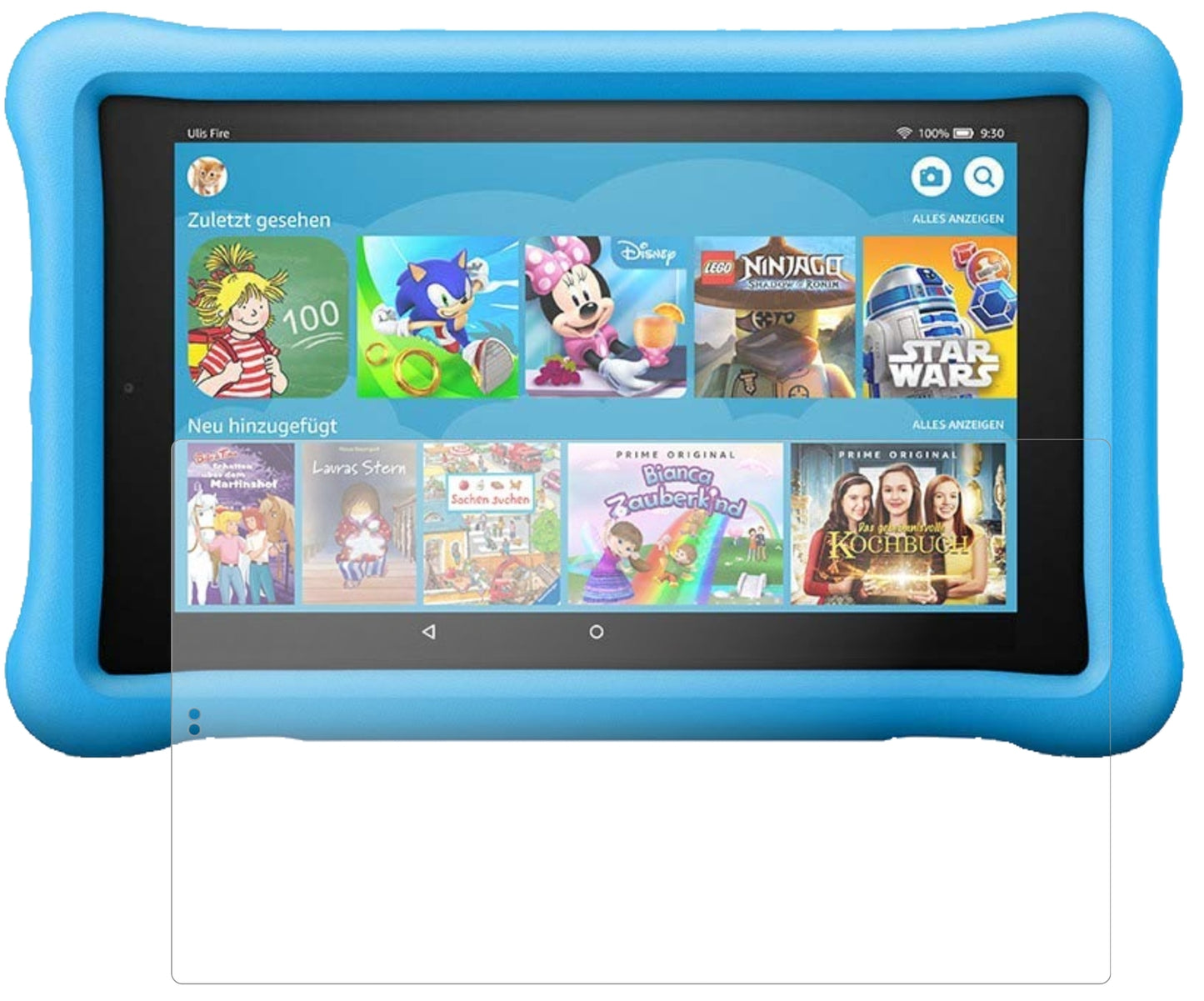 2x 9H Schutzfolie matt für Amazon Fire HD 8 Kids Edition (2020) Panzerfolie