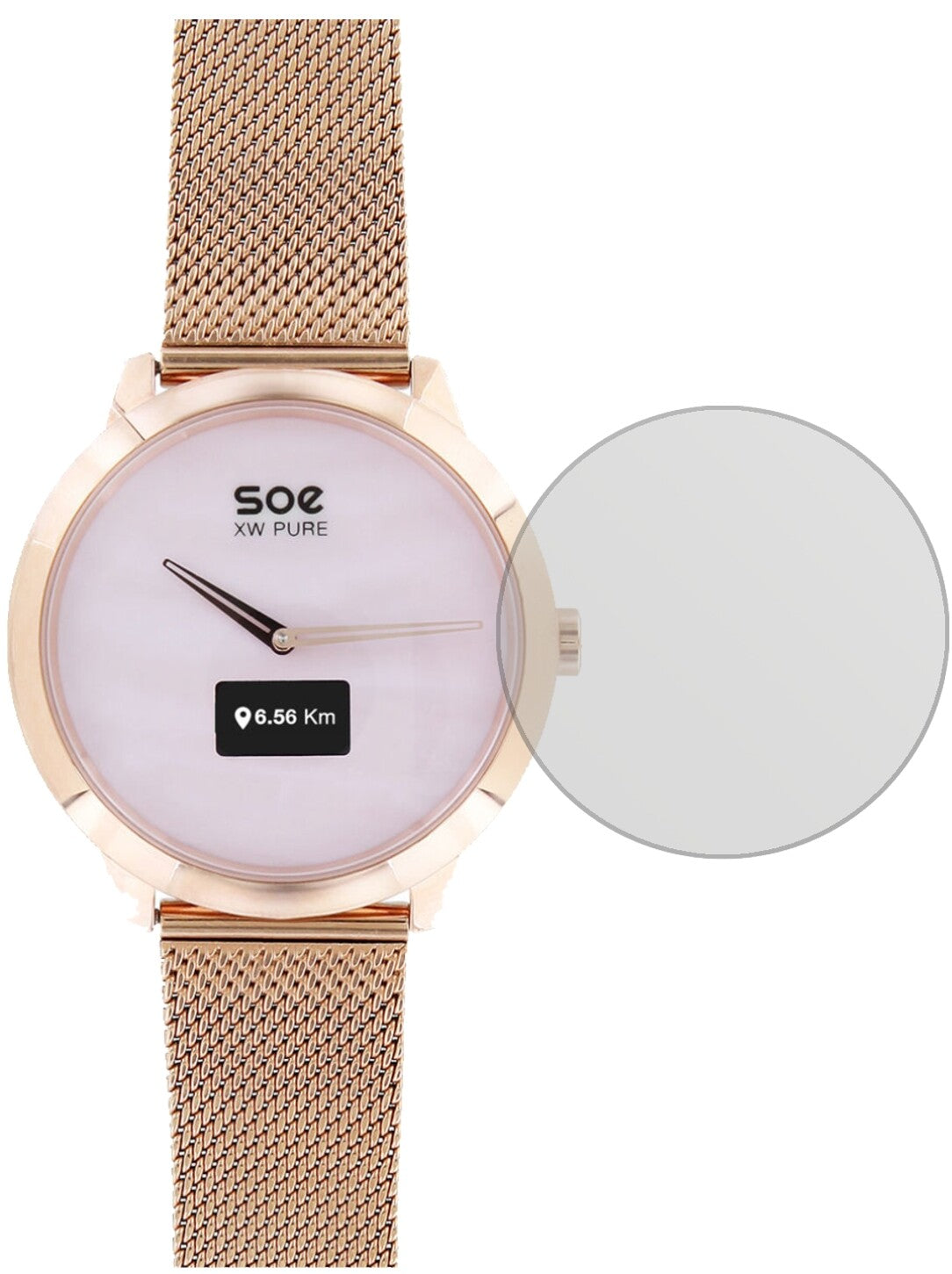 2x Schutzfolie matt für X-WATCH SOE XW Pure Display-Schutzfolie