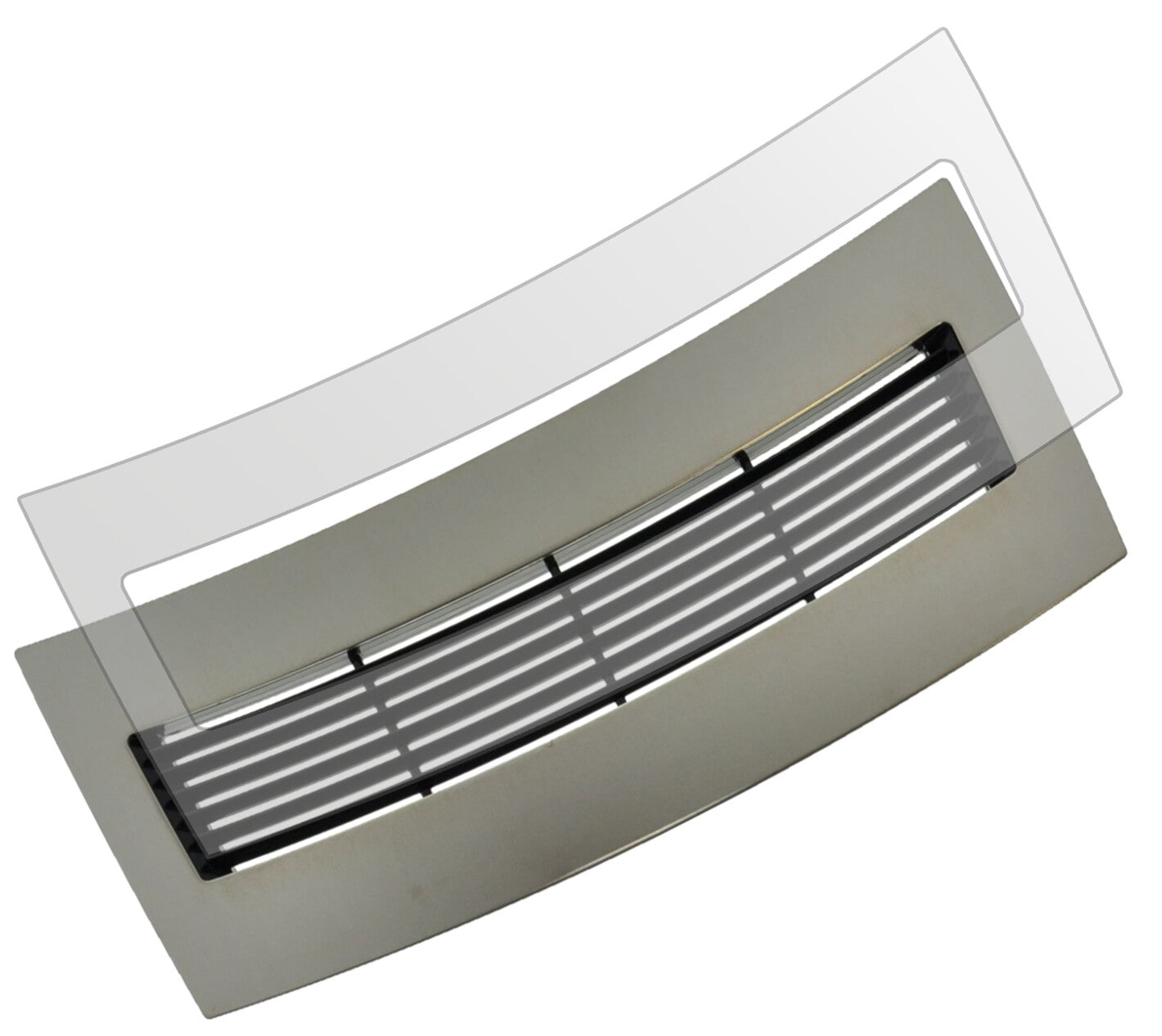 2x Schutzfolie matt für Jura J9 Tropfblech Display-Schutzfolie