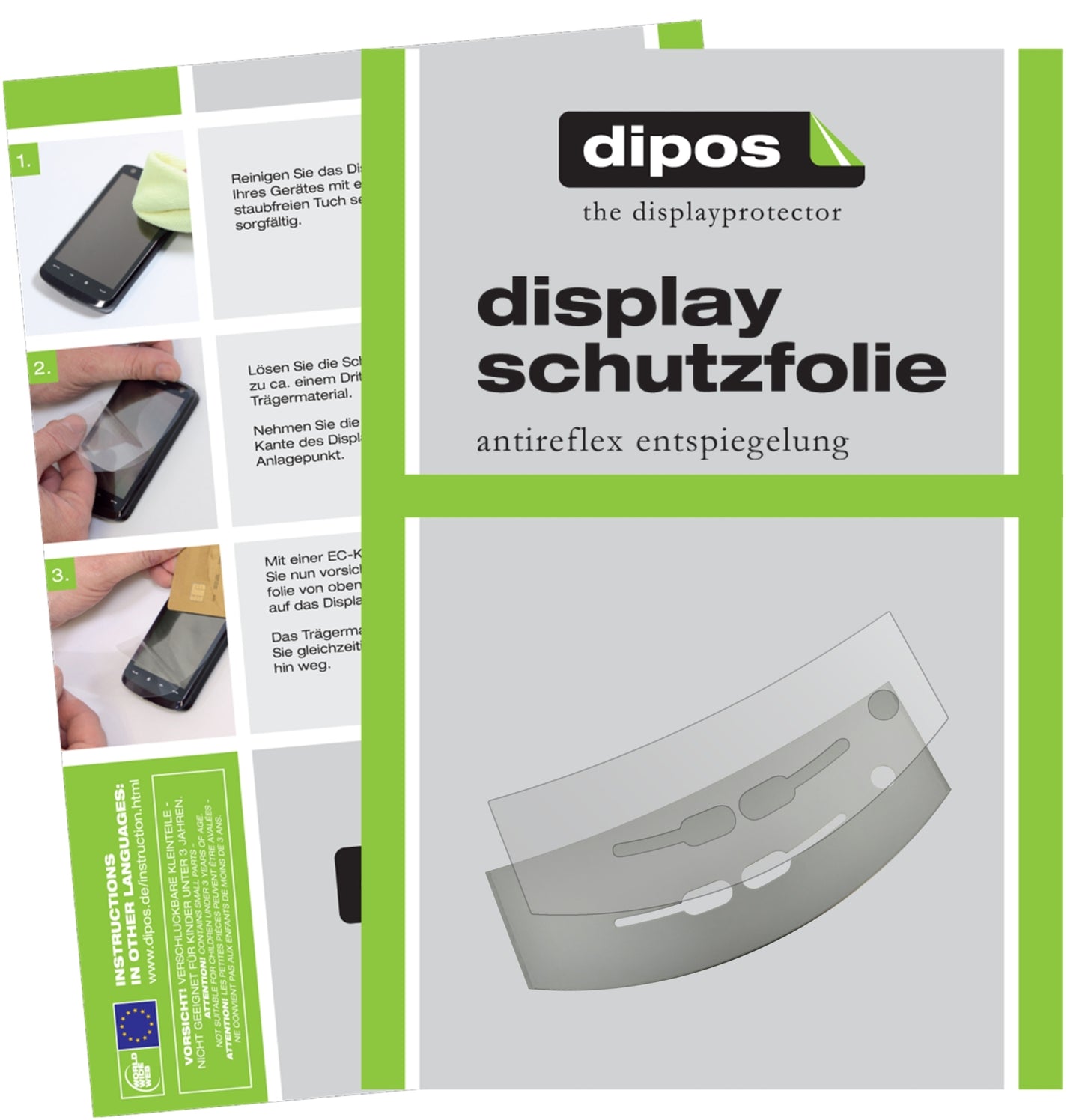 2x Schutzfolie matt für Jura J5 Tropfblech Display-Schutzfolie