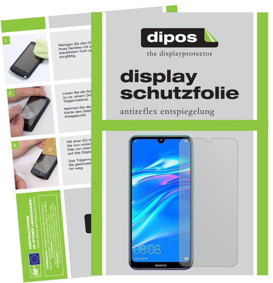 6x Schutzfolie matt für Huawei Y7 Pro (2019) Display-Schutzfolie