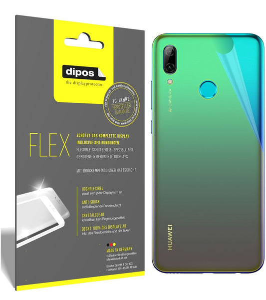 3x 3D Full Cover Schutzfolie für Huawei P Smart (2019) Rückseite