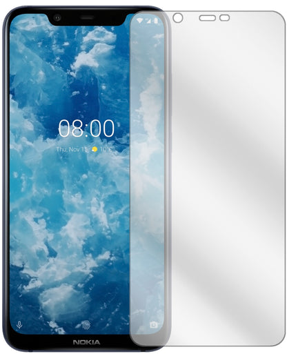 Nokia46030 mit aufgebrachter dipos Displayschutzfolie, glasklare Darstellung ohne Einschränkungen