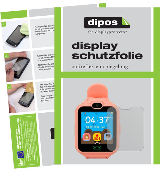 Matte Displayschutzfolie von dipos passend für Hangang Smart MT-6261, präziser Zuschnitt und blasenfrei montiert