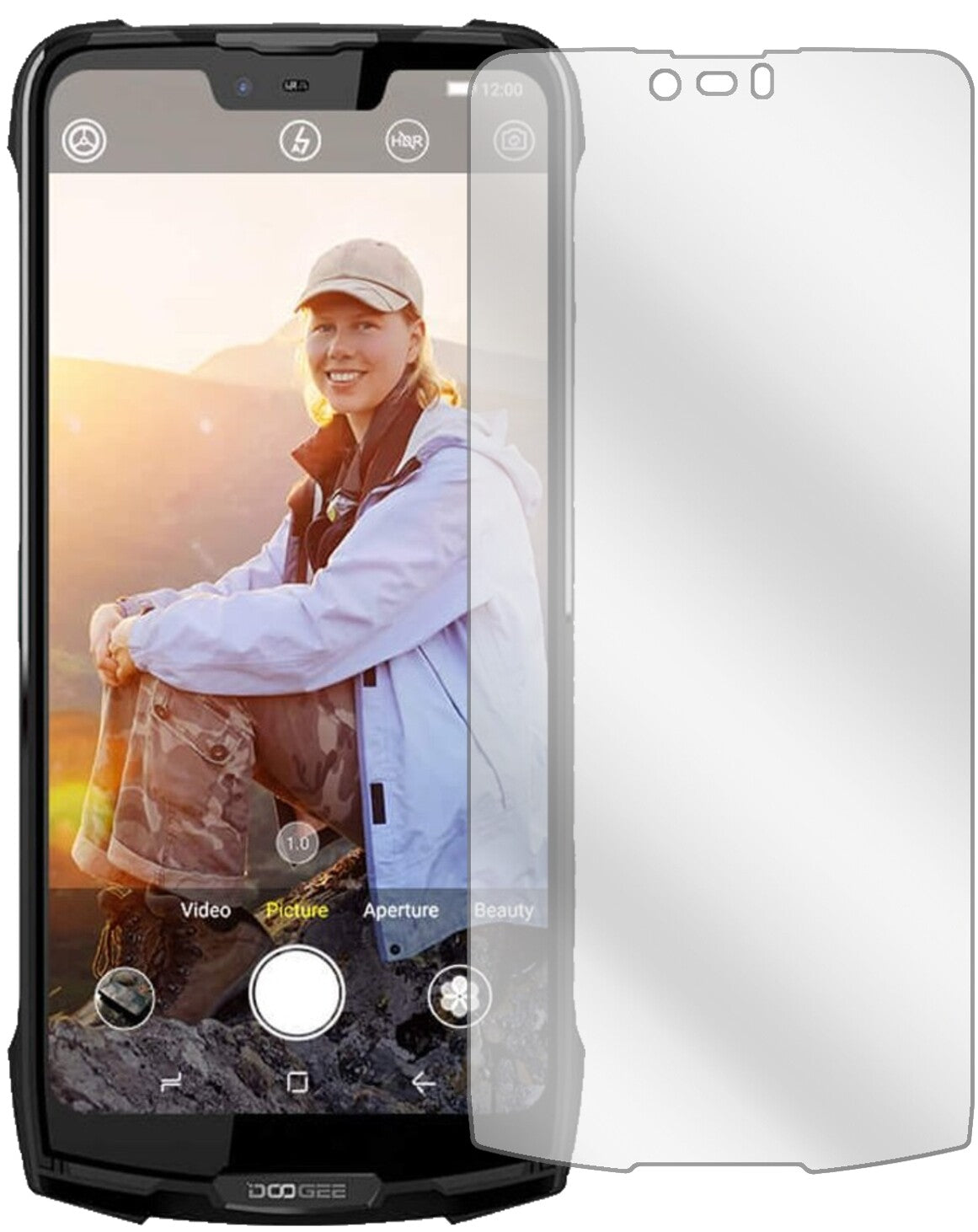 6x Schutzfolie klar für Doogee S90 Display-Schutzfolie