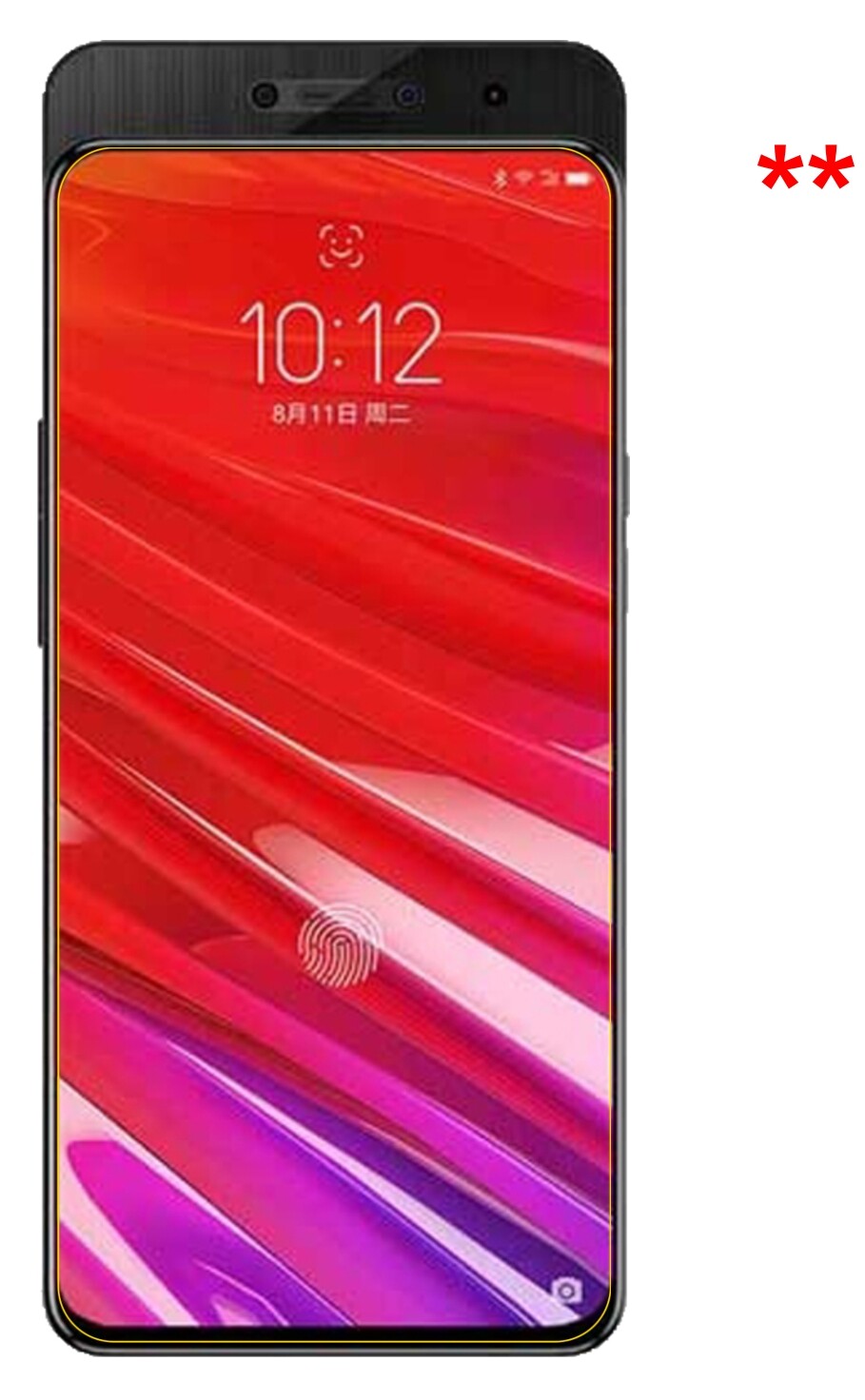 Blickschutzfolie für Lenovo Z5 Pro GT matt Schutzfolie Privacy
