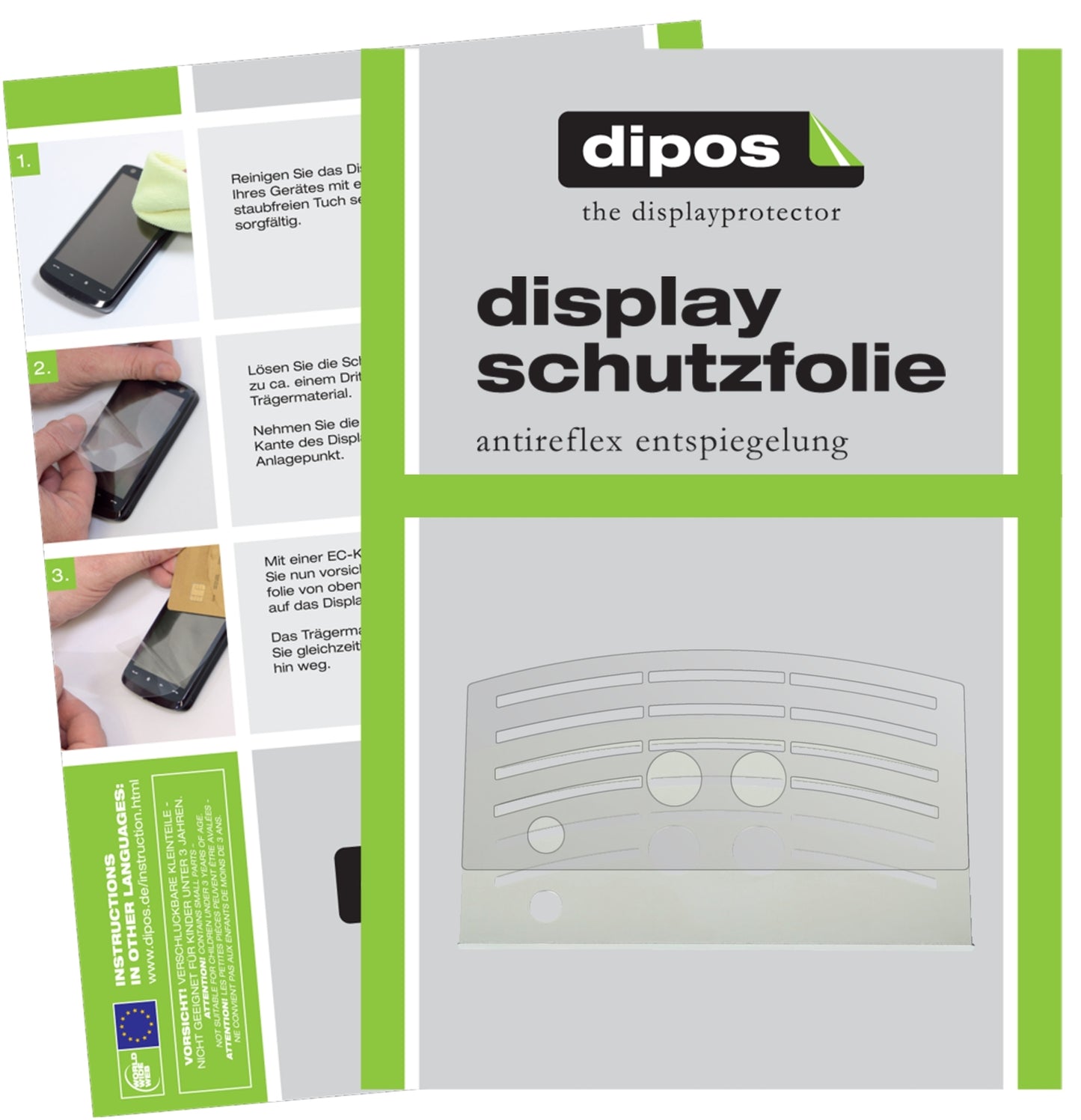 2x Schutzfolie matt für Melitta Caffeo Solo E953 Tropfblech Display-Schutzfolie