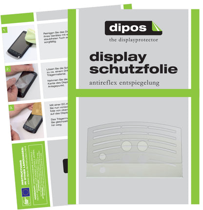 2x Schutzfolie matt für Melitta Caffeo Solo E953 Tropfblech Display-Schutzfolie
