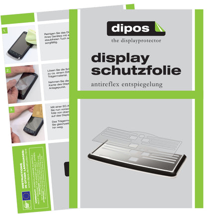 Matte Displayschutzfolie von dipos passend für Philips EP5335/10 Tropfblech, präziser Zuschnitt und blasenfrei montiert